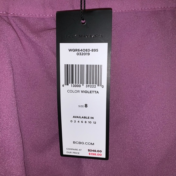 BCBGMaxAzria Lavender Dress - Picture 4 of 4